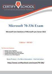 Microsoft 70-336 Exam