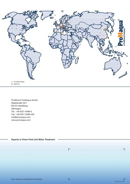 Brochure - Alimentation en eau potable