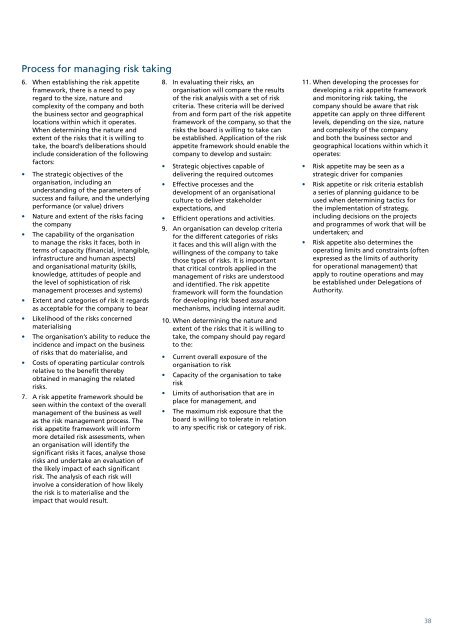 Guidance Paper - The Institute of Risk Management