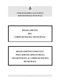 CAPO I - Comune di Serravalle Scrivia