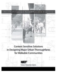 Context Sensitive Solutions in Designing Major Urban - Institute of ...
