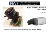 Super DNR High Resolution Color Camera