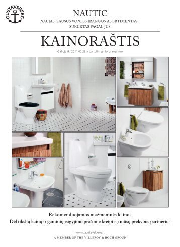 naujas gausus vonios Ä¯rangos asortimentas - Gustavsberg