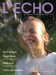 Au fil de l'eau Pique-Nique à Kew Gardens Week-end à ... - L'Echo