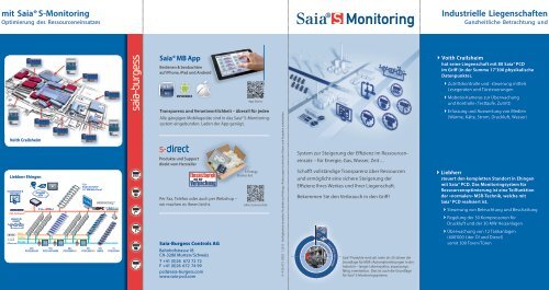 S-Monitoring Flyer - Saia-Burgess