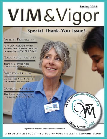 VIM&Vigor Spring 2012 - VIM Clinic