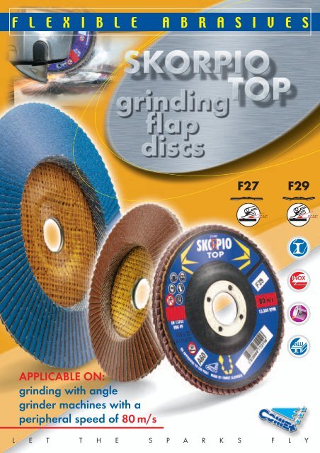 Scorpio Top grinding flap discs