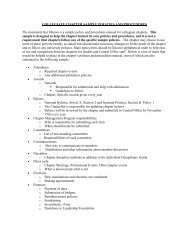 COLLEGIATE CHAPTER SAMPLE POLICIES AND ... - Delta Sigma Pi