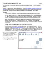 SPSS 17 Install steps