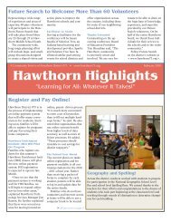 February 2010 Hawthorn Highlights - Hawthorn School District 73