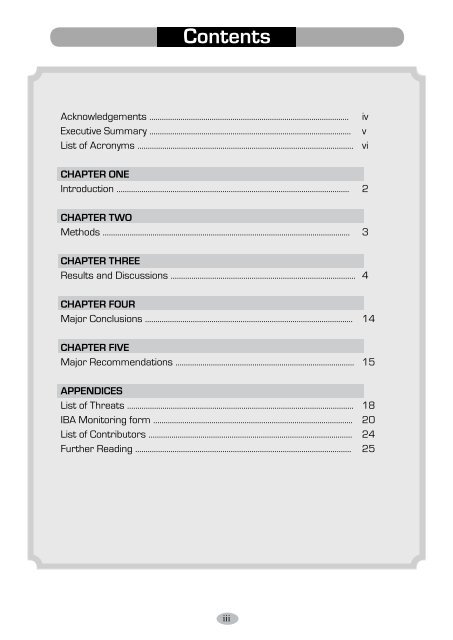 Status and Trends 2009 - Nature Uganda