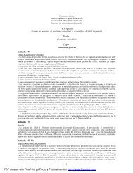 Dlgs 152-06 parte IV - Testo Unico Ambientale - Gestione ... - Recycla