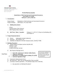 2.5.13 Pre-Bid Meeting Agenda.pdf - Indianapolis International Airport