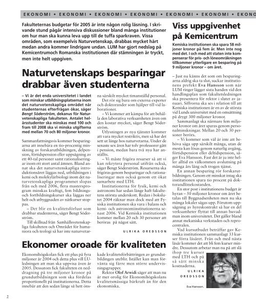 LUM nr 1 - 28 januari (PDF 1 MB - Nytt fÃ¶nster) - Humanekologi ...