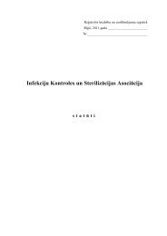 Infekciju Kontroles un SterilizÄcijas AsociÄcija - Sterivita.lv