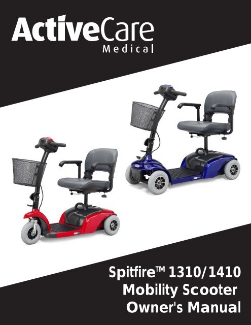 Spitfire Travel Scooter User Manual - ActiveForever