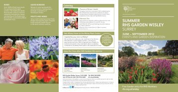 SUMMER RHS GARDEN WISLEY SURREY - The Guide 2 Surrey