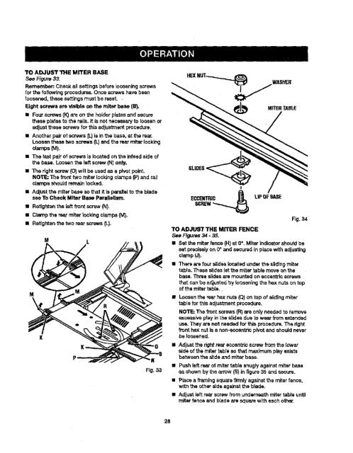 10 in. TABLE SAW - Sears