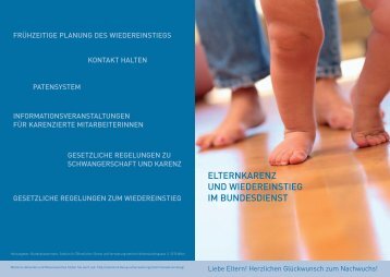 Elternkarenz und Wiedereinstieg im Bundesdienst [pdf 985kB] - rotstift