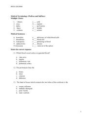 Medical Terminology (Prefixes and Suffixes) - California Court ...