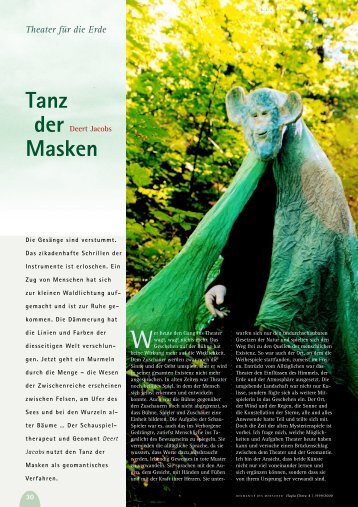 Tanz der Masken - Hagia Chora Journal