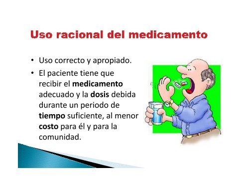 USO RACIONAL DE LOS MEDICAMENTOS