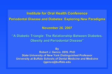 PPT (2 MB) - Institute for Oral Health