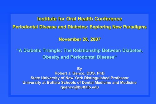PPT (2 MB) - Institute for Oral Health