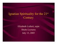 Ignatian Spirituality for the 21 Century