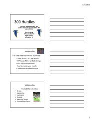 300 Hurdles - ITCCCA