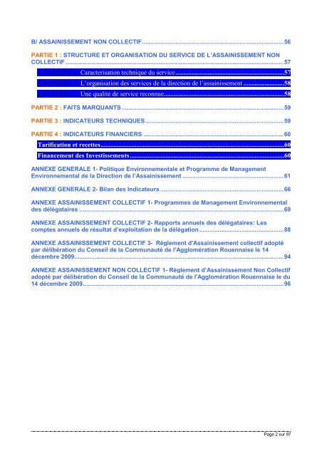 RAPPORT ANNUEL 2009 - La Crea