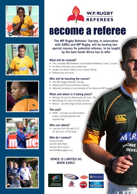 Become a referee - WP Rugby Referee
