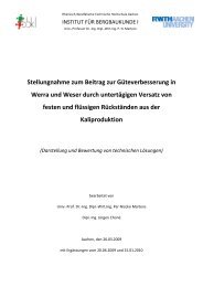 Stellungnahme zum Beitrag zur Güteverbesserung in ... - FGG Weser