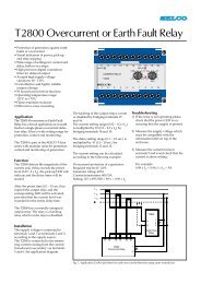 T2800 Data Sheet - DSL electronic Â® GmbH