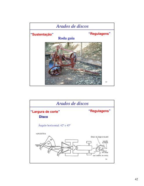 Arados de discos - Unesp