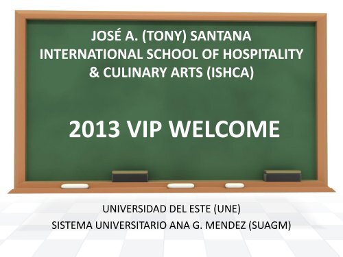 New Students Welcome Presentation