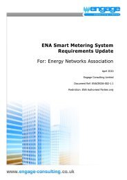 ENA Smart Metering System Requirements Update - Energy ...