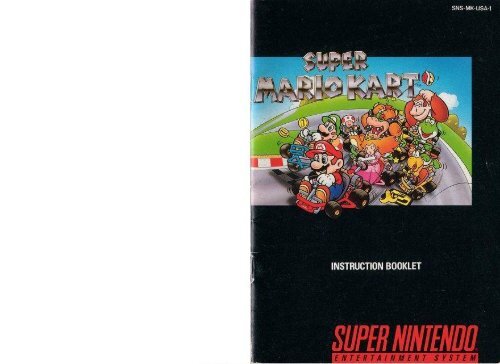 Super Mario Kart - Nintendo SNES - Manual - gamesdbase.com