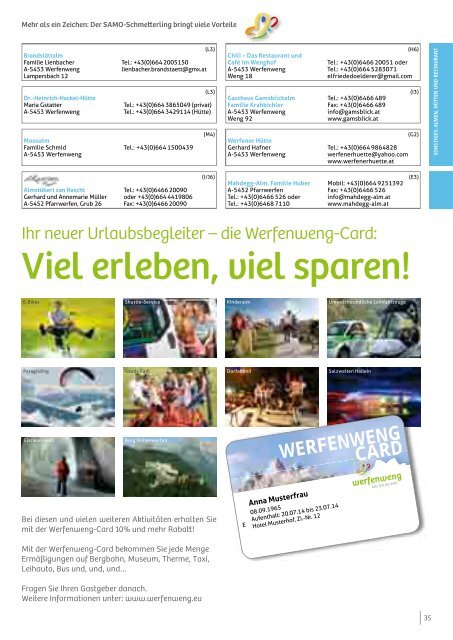 Gastgeberverzeichnis 2013/2014 - Werfenweng