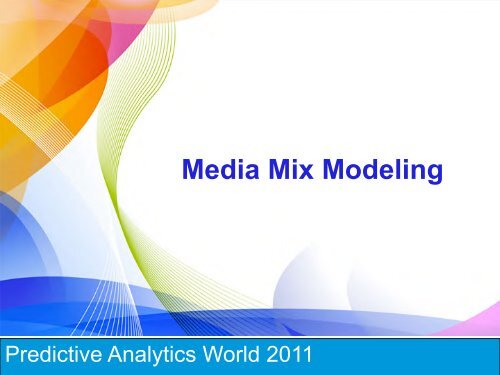analytics2011 - Predictive Analytics World