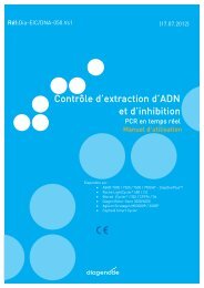 Contrôle d'extraction d'ADN et d'inhibition - Diagenode Diagnostics