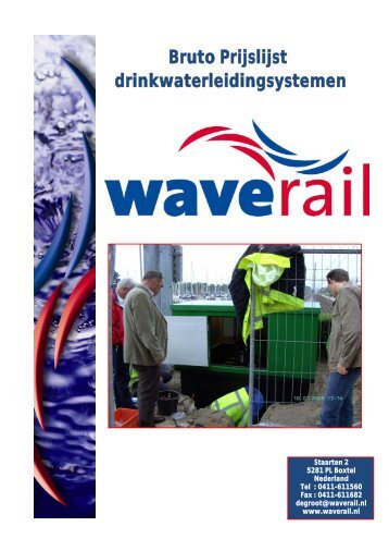 Prijslijst Drinkwaterleiding - Waverail