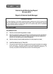 Internal Audit Monitoring Report PDF 89 KB