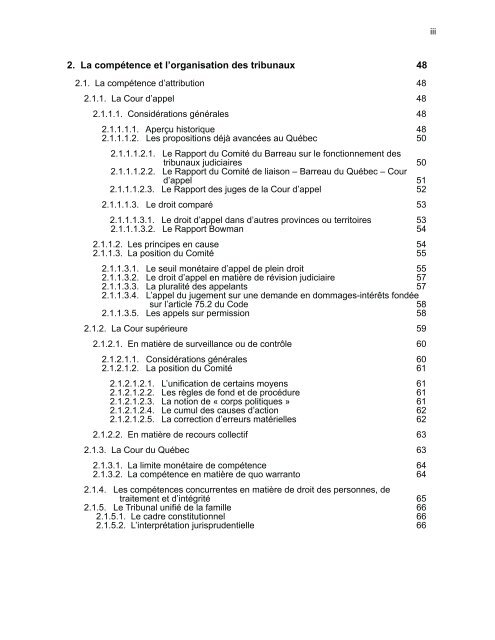 rapport du comitÃ© de rÃ©vision de la procÃ©dure civile - MinistÃ¨re de la ...