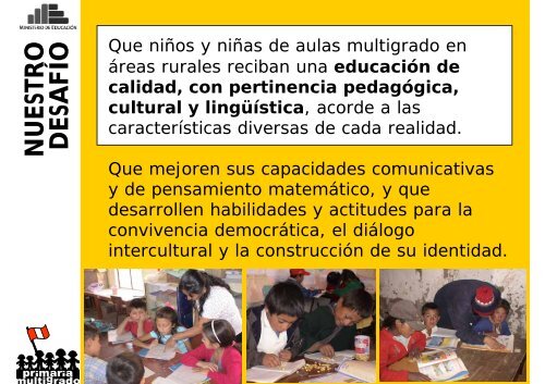 Modelo de atenciÃ³n educativa para la primaria multigrado en Ã¡reas ...