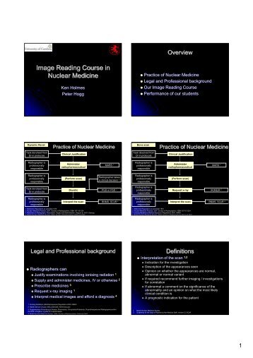 Image Reading Course in Nuclear Medicine - ISRRT