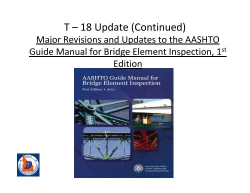 aashto t-18 bridge management , evaluation and rehabilitation