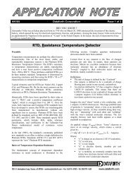 rtd, resistance temperature detector - Scientific Devices Australia