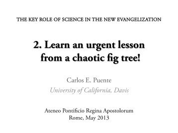 Faith Lessons from Chaotic Fig Trees - Carlos E. Puente - UC Davis ...
