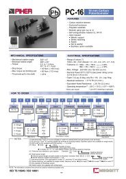 PC-16 16 mm Carbon Potentiometer - Soselectronic.com